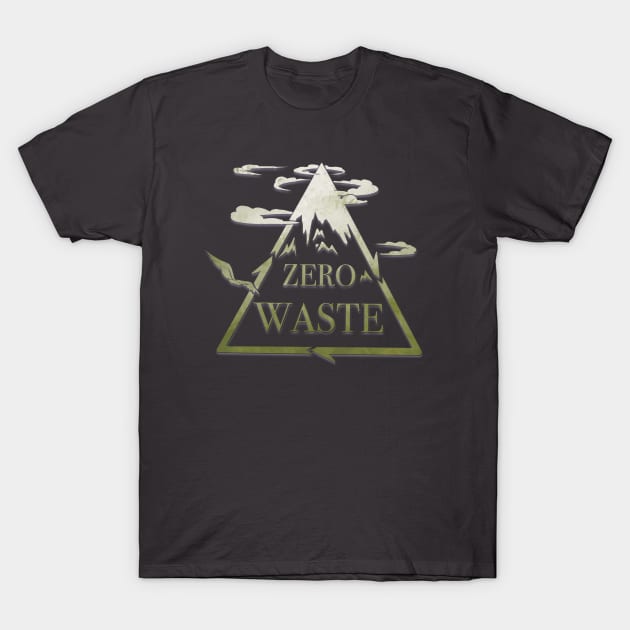 Zero Vaste mountain T-Shirt by Yofka